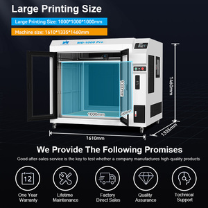 Máquina de impresión grande de 1000x1000x1000mm, Riel de guía lineal preciso, impresora 3D para salpicadero de coche con pantalla táctil - Product Image 2