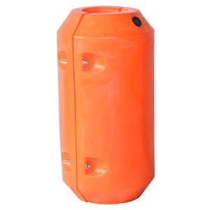 Flotador de tubería de dragado de arena HDPE DN20 de 200mm OD directo de fábrica con pistón de Material PE - Product Image 1