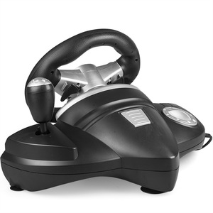 ドロップFT38D6ゲームステアリングホイールPS-2/PC D-INPUT/X-INPUTコンピュータワークSTEAM振動Pcゲームカーレースステアリングホイールゲーム