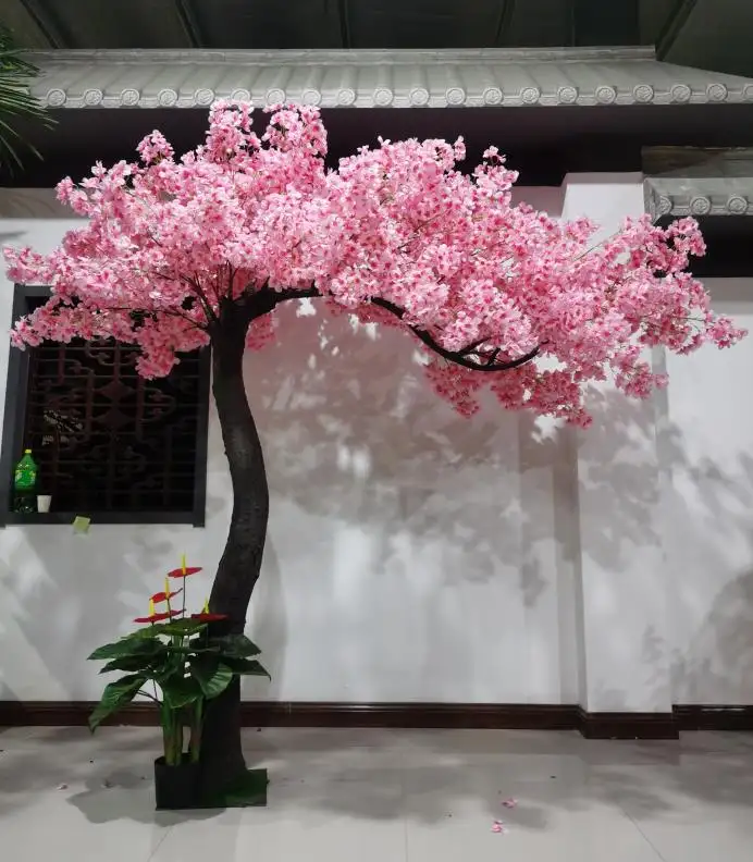 8FT PINK white Sakura Tree Artificial flower wedding Cherry Blossom Trees For Wedding Decoration