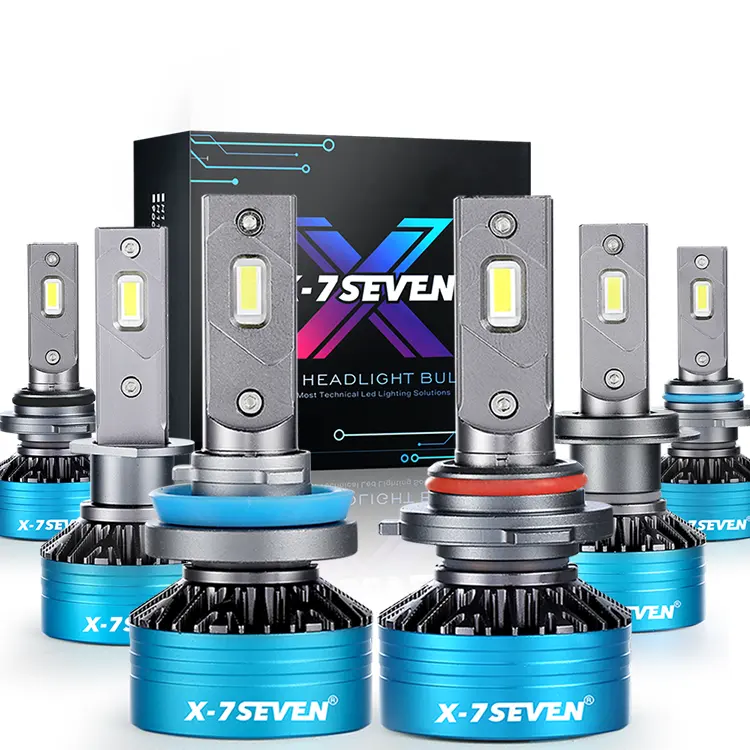 X-7SEVEN Apollo High Power 140W 28000Lm h7 led headlight bulb 24V high low beam h4 led headlight 6500K H1 H11 9005 9006 9012 led