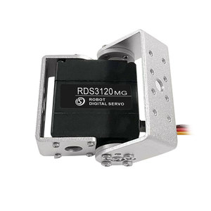 RDS3120MG 20KG Metal dişli dijital Servo RDS3120 Robot Arduino Servo ile uzun ve kısa düz U braketi