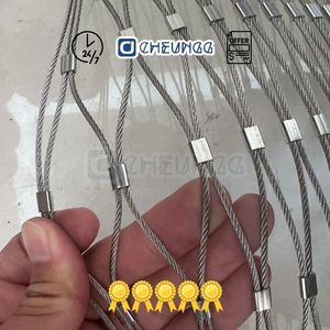 Rete di protezione caduta industriale per costruzioni e ringhiere in acciaio inox - Product Image 3