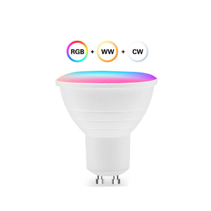 智能家居图雅发光二极管聚光灯5.5W WIFI ZigBee GU10 RGB CCT GU5.3 MR16带遥控器的发光二极管灯泡 - Product Image 1