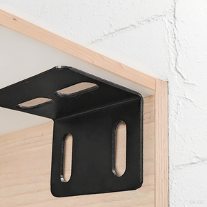 Kim loại đồ nội thất góc mã tăng cường hỗ trợ khung thành phần Rack 90 độ L hình dạng dấu ngoặc góc - Product Image 2