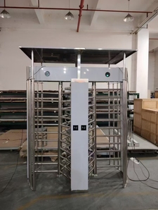 RFID-Gesichts erkennung Tür zugangs kontrolle Voll hohes Drehkreuz Doppel kanal Drehkreuz tor in voller Höhe Rfid QR Barrier Gate - Product Image 6
