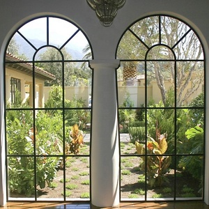 High Quality Steel Fixed <strong>Window</strong> Picture <strong>Window</strong> with Grill Design Attached to Its Surface for Decorative Purpose - Product Image 5