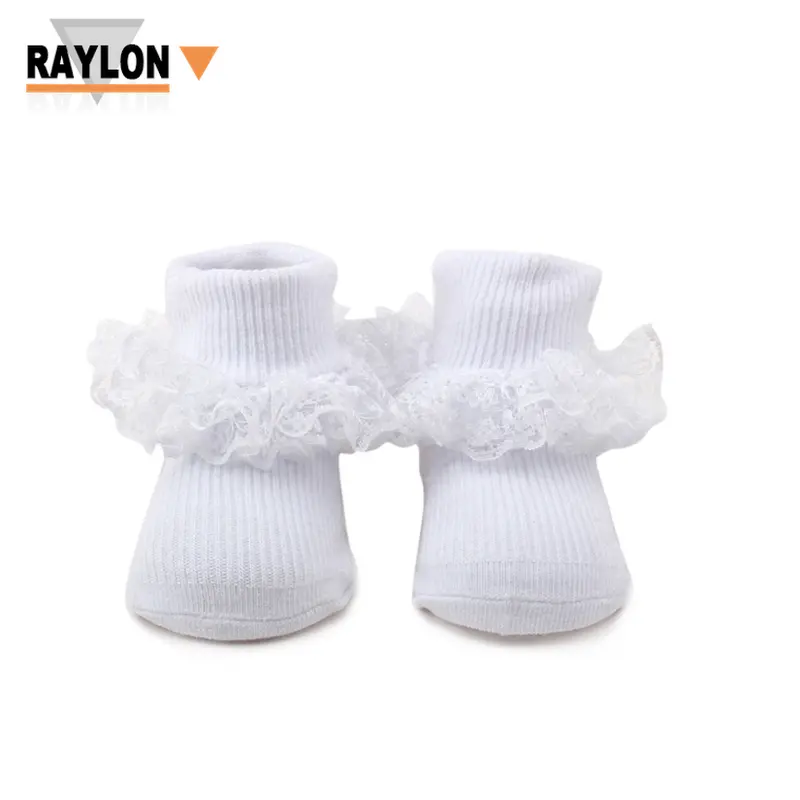 RL-B613 kinder rüsche spitze socken für kinder und mädchen, kinder, kinder spitze socken für kinder