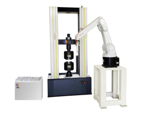 Jinan Xinguang, robot completamente automático, máquina electrónica de prueba de tracción, inteligente, eficiente, voltaje de 220V, 1 año - Product Image 1