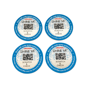 Free Design High Security Printing Anticounterfeit Qr <strong>Code</strong> Sticker Serial Barcode Label - Product Image 4
