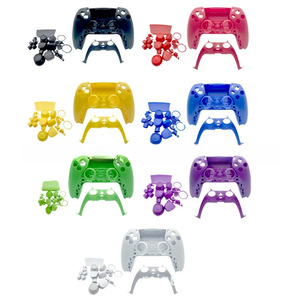 PS5-Controller DIY Shell Frontab deckung Unteres Gehäuse Shell Dekorativer Streifen Voll knöpfe Set Gehäuses chale für PS5 Joystick - Product Image 2
