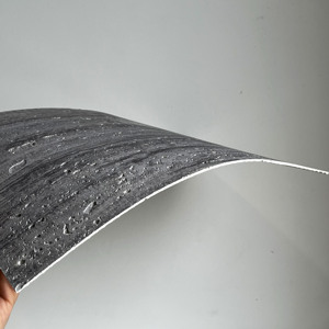 Çok yüzeyli duvarlar ve tavanlar için lineer gri 3D renk traverten modifiye kil esnek taş fayans - Product Image 5