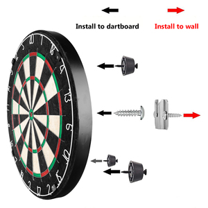 18in yarışma çelik İpucu Dart tahtası oyunları asılı aracı ile 6 adet Dart seti profesyonel bıçak Sisal dart tahtası - Product Image 6