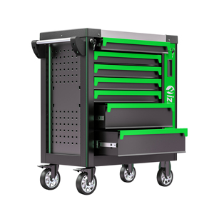 专业7抽屉工具组箱车库工具箱推车机械用户储物工具柜 - Product Image 1