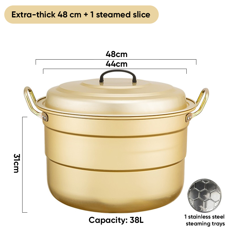 48cm/38l-extra thick yellow aluminum-1 steaming sheet