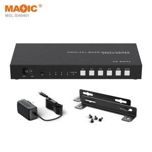 4K 60Hz 4X1 HDMI Divisor de pantalla cuádruple Hdmi Multiviewers Audio Video interruptor de pantalla sin costuras para pantalla de TV - Product Image 5