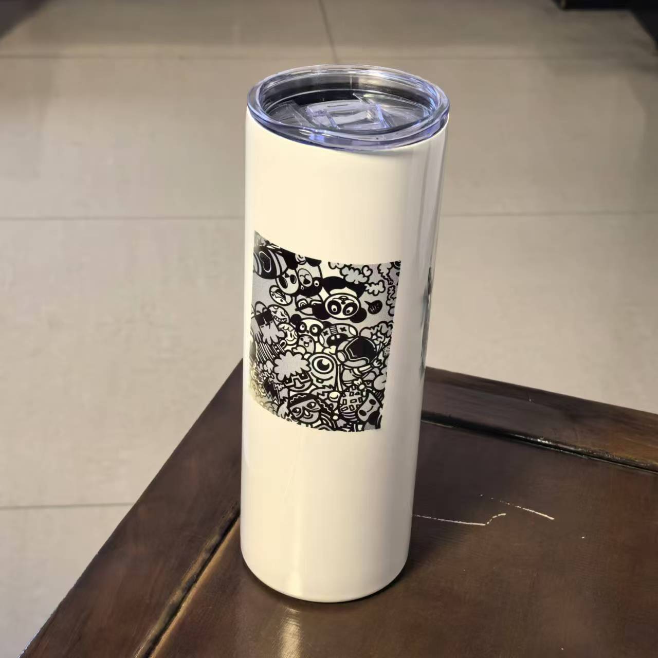 Uv printing layer with regular white paint