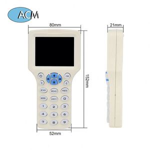 Smart 10-Frequenz-RFID-Zugang 125kHz 13,56 MHz UID-Decoder USB-Programmierer Keyfob Reader Writer-Leser Duplikator-ID-Karten kopierer