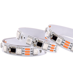 Noel ışıkları dijital piksel Led ışık esnek WS2811 RGB 30leds/m 12V Led şerit 3 Led Ic çip başına su geçirmez Led piksel bant - Product Image 5