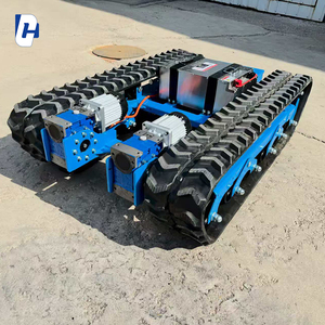 Tùy chỉnh tất cả các địa hình thép theo dõi động cơ thủy lực Tank theo dõi khung gầm điều khiển từ xa không người lái xe robot theo dõi khung gầm - Product Image 3