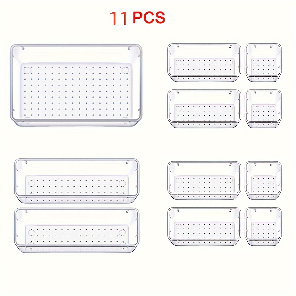 Ensemble transparent de 11 pièces