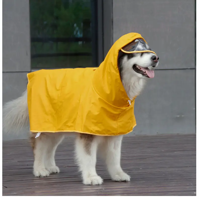 Holesale-chubasqueros para perros grandes, ropa impermeable para mascotas al aire libre