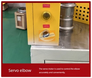 Automatische mechanische Buckel form maschine mit Rohrende und Getriebe kern komponenten für Edelstahl aluminium