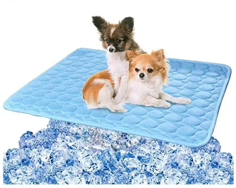 Summer Ice Silk Mat Pet Cat Dog Sleeping Mat Cool Cooling Dog Pad