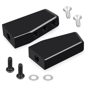 2 adet alüminyum alaşım Servo dağı için 1/16 mini-b 2WD 1/18 mini-t 2.0 RC Buggy kamyon modeli yükseltme parçaları - Product Image 2