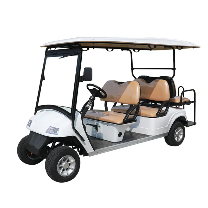 Sıcak satış 6-Seater Buggy AC Motor off Road elektrikli Golf arabaları