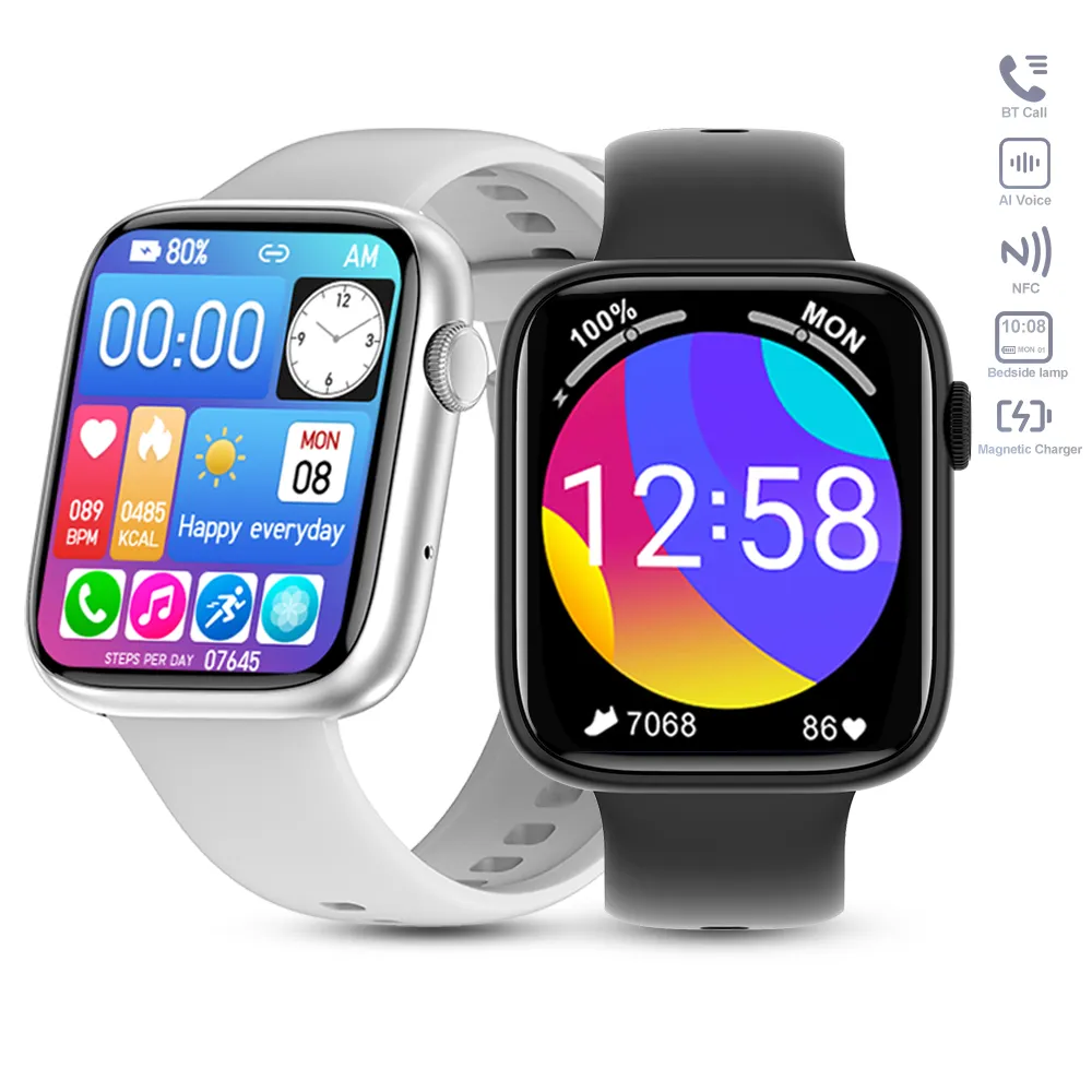 เข้ามาใหม่2022 DT No.1นาฬิกาสมาร์ท BT โทร1.87นิ้ว240*283 IP67กันน้ำ DT103 Reloj Smartwatch