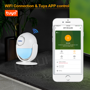 Venta al por mayor de la fábrica Uso en el hogar Sistema de alarma de intrusión Wifi PIR Sensor de movimiento Kit de sistema de alarma de seguridad - Product Image 2