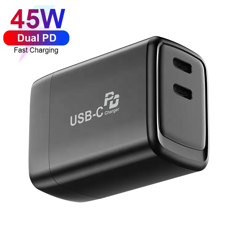 CB KC PSE CE Certified 45W Quick Charger For Galaxy S22 Super Fast Charge USB Type-C PD PPS USBC Port Wall Charger