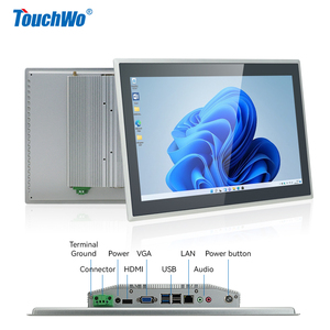 Rugged 8 10 12 15 19 21,5 pulgadas Panel táctil integrado de alto rendimiento PC Pantalla táctil industrial para sistemas de automatización - Product Image 1