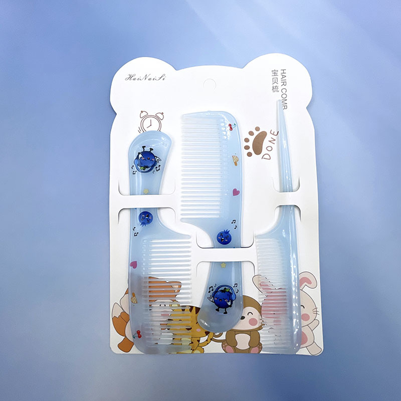 3102 Blue Three-piece Set