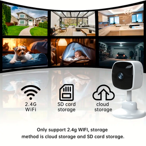 Son WiFi bağlantısı 1080P yüksek çözünürlüklü video hareket algılama çift yönlü ses basit akıllı güvenlik kamera v380 - Product Image 4