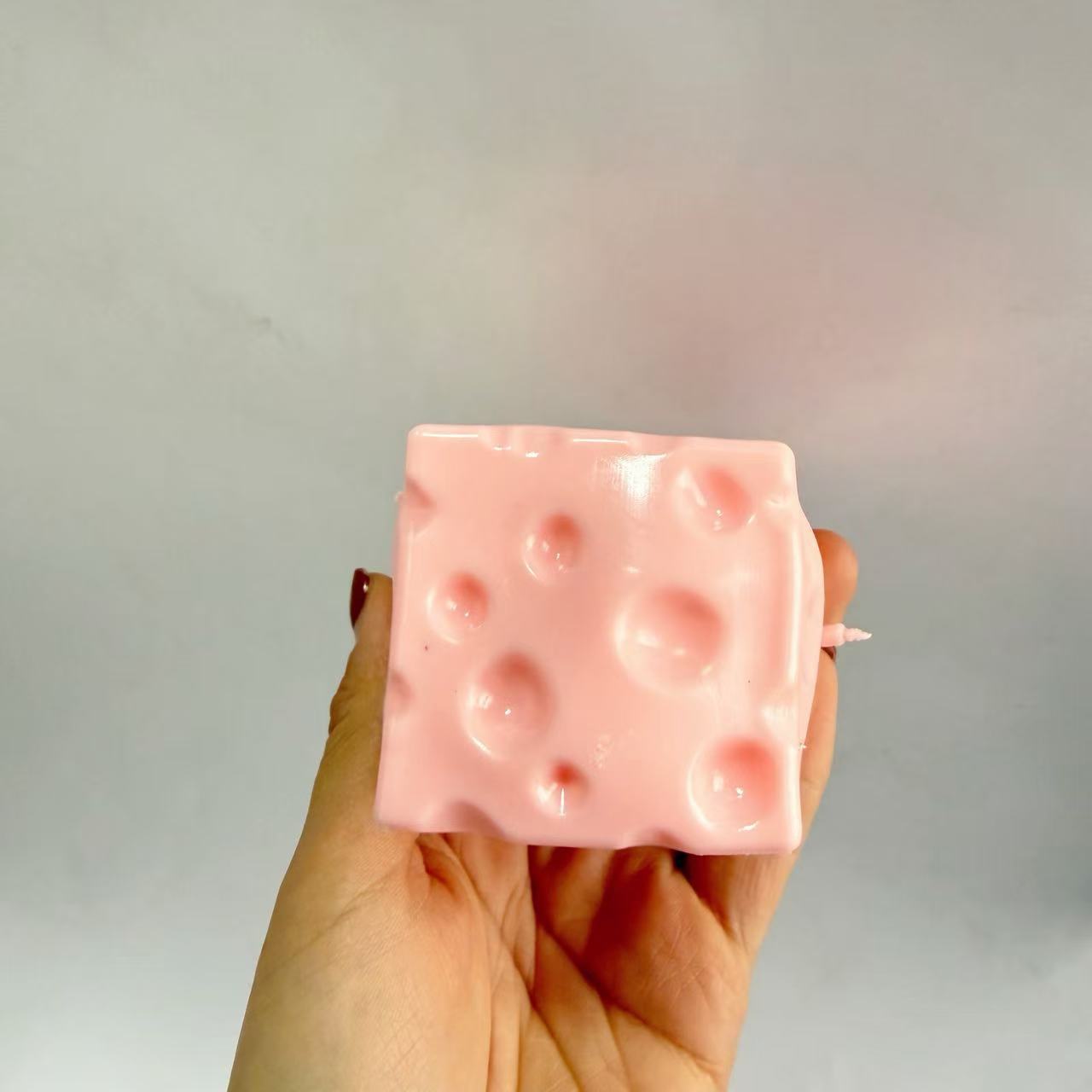 Style farine de fromage rose-6 cm