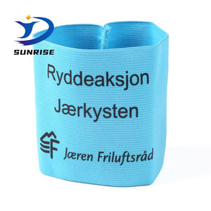 Cinta de cierre ajustable con logotipo personalizado, logotipo personalizado impreso, brazalete de capitán de fútbol - Product Image 2