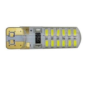Waterproof T10 3014 24SMD Silica <strong>LED</strong> W5W Automobile Clearance Light <strong>LED</strong> Bulbs DC 12V - Product Image 2