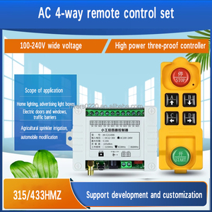 Long Distance 4-way Remote <strong>Control</strong> DC12-36V Wireless Remote <strong>Control</strong> Switch 433mhz Rf Transmit Remote Controller for Light Boxes - Product Image 2