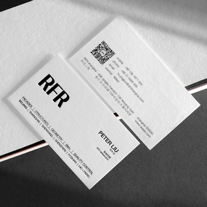 Bán buôn 600gsm sang trọng cá nhân hóa tùy chỉnh dập nổi letterpress in thẻ gọi điện thoại cho doanh nghiệp nhỏ - Product Image 2