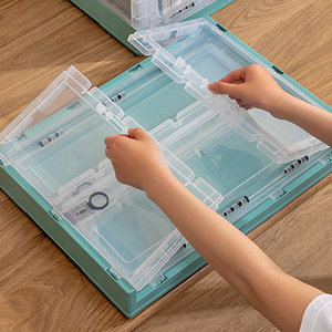 収納ボックス27Lプラスチック容器折りたたみ式収納ボックス折りたたみ式収納ボックス折りたたみ式収納ボックス - Product Image 5