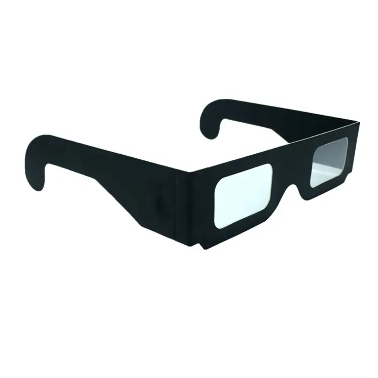 Grosir Murah Kustom Logo Kertas Sekali Pakai Chromadepth 3D Kacamata