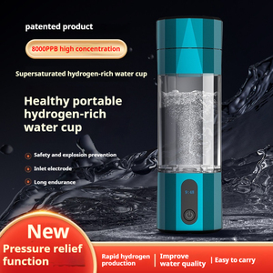 8000ppbPEMデスクトップ水素水発生器バッテリー駆動ボトルホームRV屋外使用スペイン最高の高温水素水