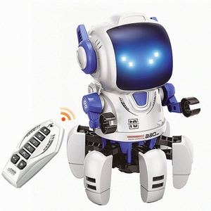 Intelligente per bambini in plastica telecomando Robot giocattolo per la parte superiore del corpo rotante luce programmabile musica divertente danza giocattolo musicale per i bambini - Product Image 4