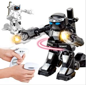 Flytec 2023 2.4GHz Kids Toys Mini <strong>RC</strong> Sparring <strong>Robot</strong> Double Competitive Model Toy Intelligent <strong>Fighting</strong> <strong>Robot</strong> with Light Sound - Product Image 5