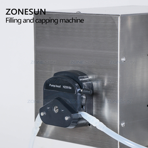 ZONESUN ZS-AFC1P otomatik peristaltik pompa masaüstü monoblok parfüm sıvı şişe Roll-on şişe dolum ve kapatma makinesi - Product Image 3