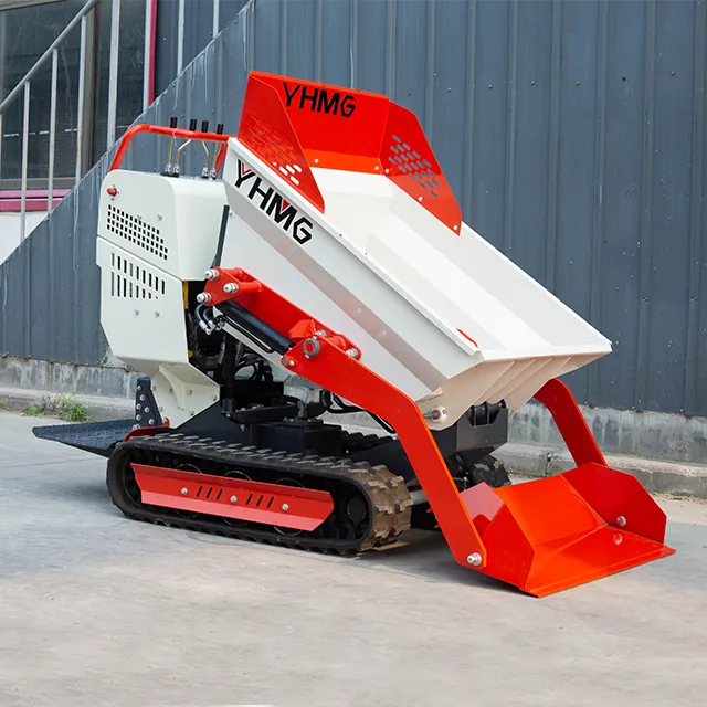 500kg Mini Transporter Carrier Track Self Loading mini oruga dumpers para la venta