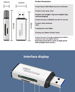 Neuer 4-in-1-USB-A-Kartenleser USB 3.0 OTG Mini-SD-Kartenleser Flash-Laufwerk TF-Lese adapter, geeignet für MacBook-Tablets - Product Image 5