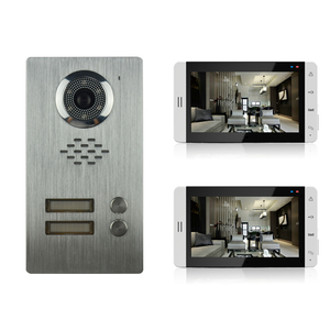 Multi-Apartment 2 Call <strong>Buttons</strong> Video <strong>Intercoms</strong> Indoor Monitor - Product Image 4